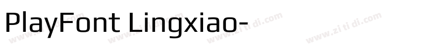 PlayFont Lingxiao字体转换